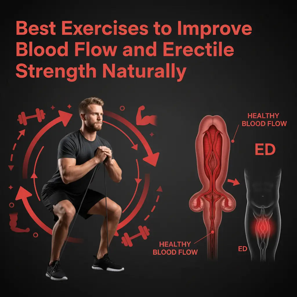 Best Exercises to Improve Blood Flow and Erectile Strength Naturally