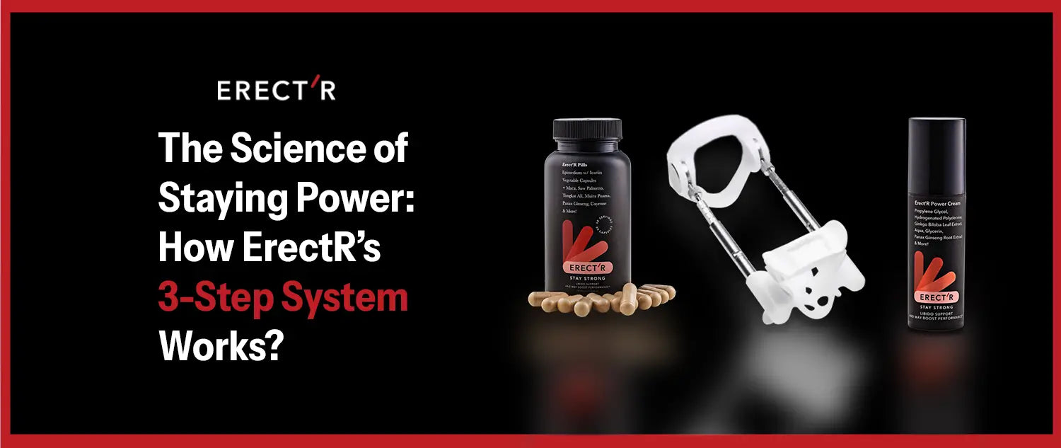 The Science of Staying Power: How ErectR’s 3-Step System Works
