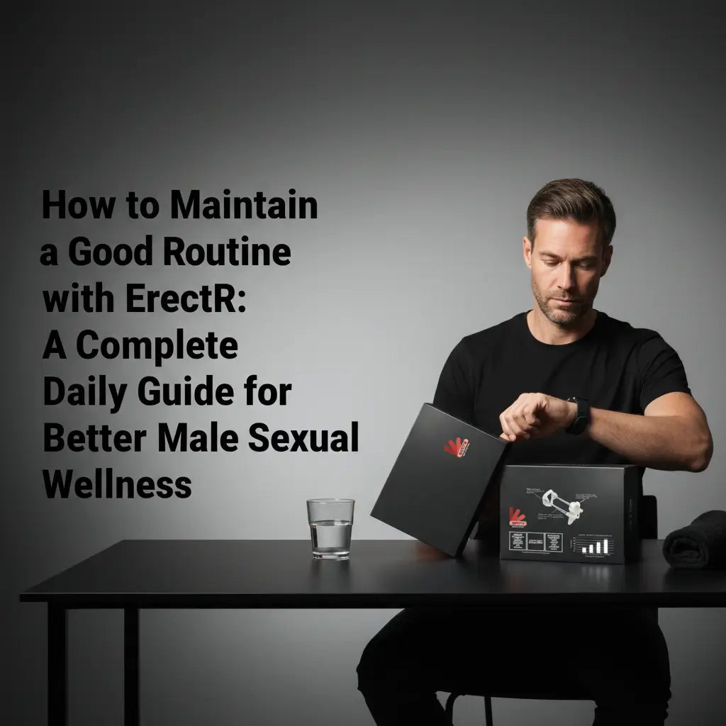 How to Maintain a Good Routine with ErectR: A Complete Daily Guide for Better Male Sexual Wellness