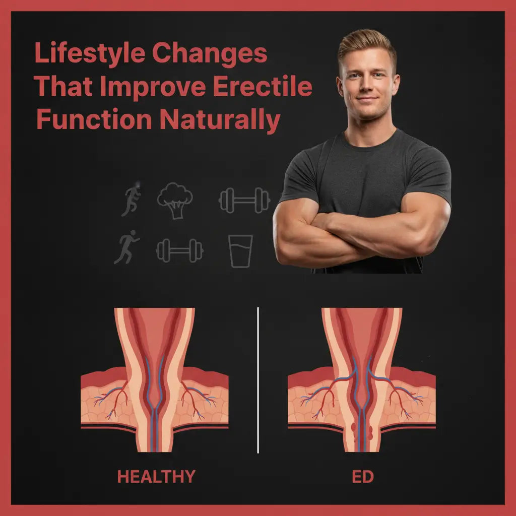 Lifestyle Changes That Improve Erectile Function Naturally