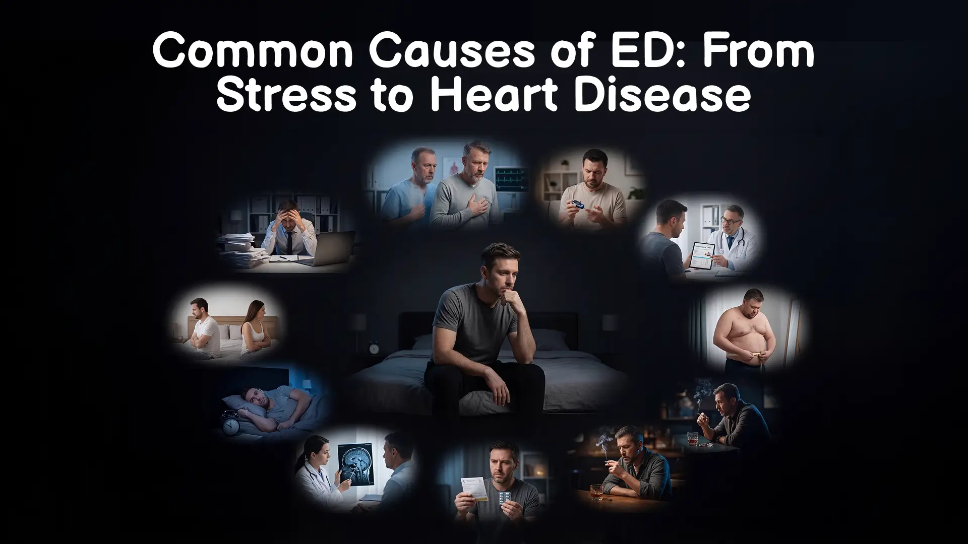 Common Causes of ED: From Stress to Heart Disease