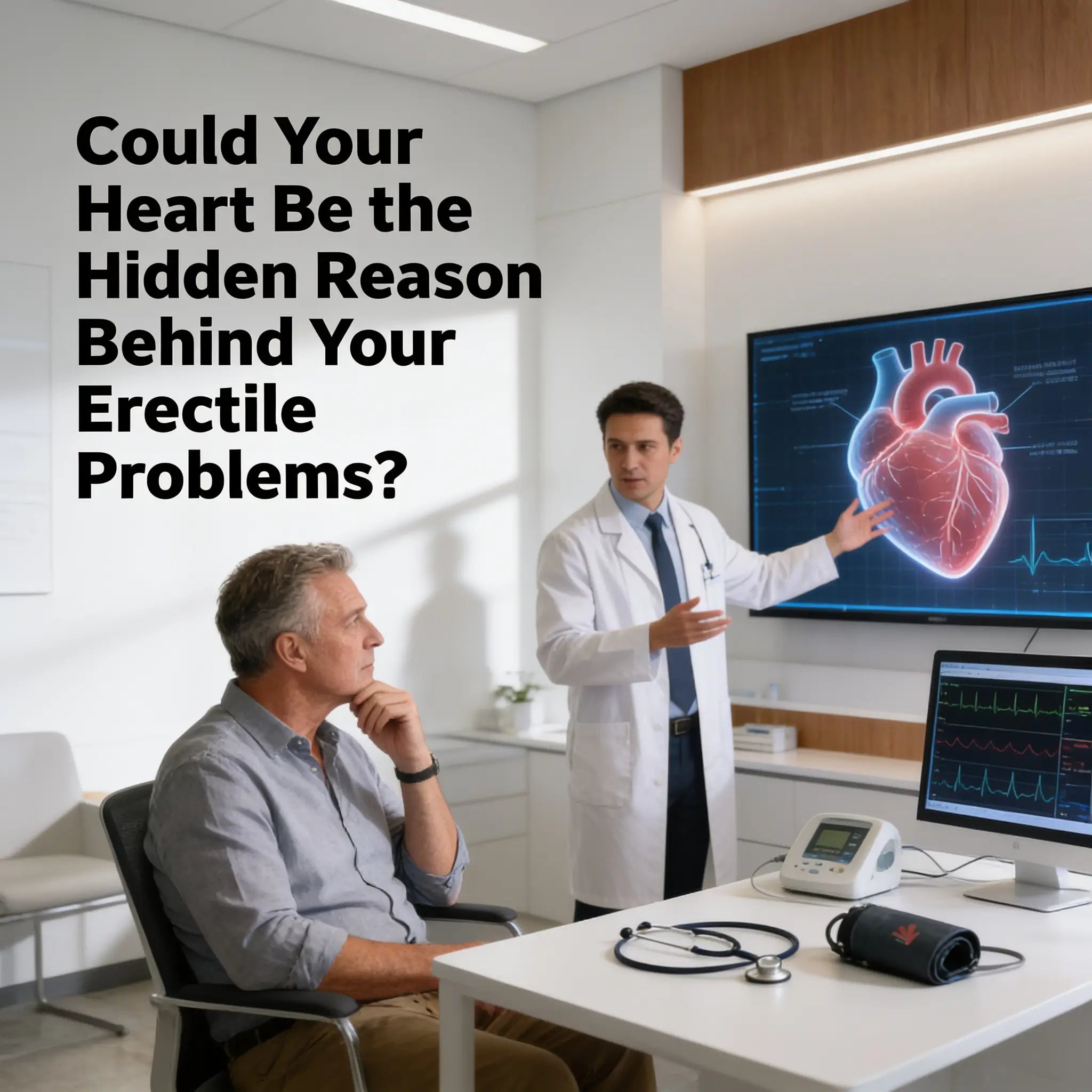 Could Your Heart Be the Hidden Reason Behind Your Erectile Problems?