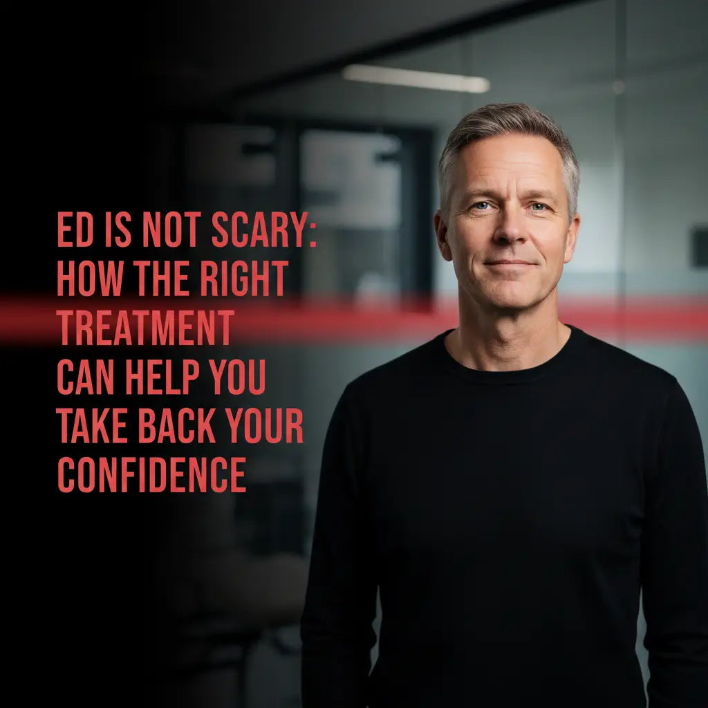 ED Is Not Scary: How the Right Treatment Can Help You Take Back Your Confidence